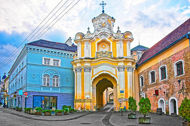 basilian monastery gate in the old town of vilnius lithuania 1 4