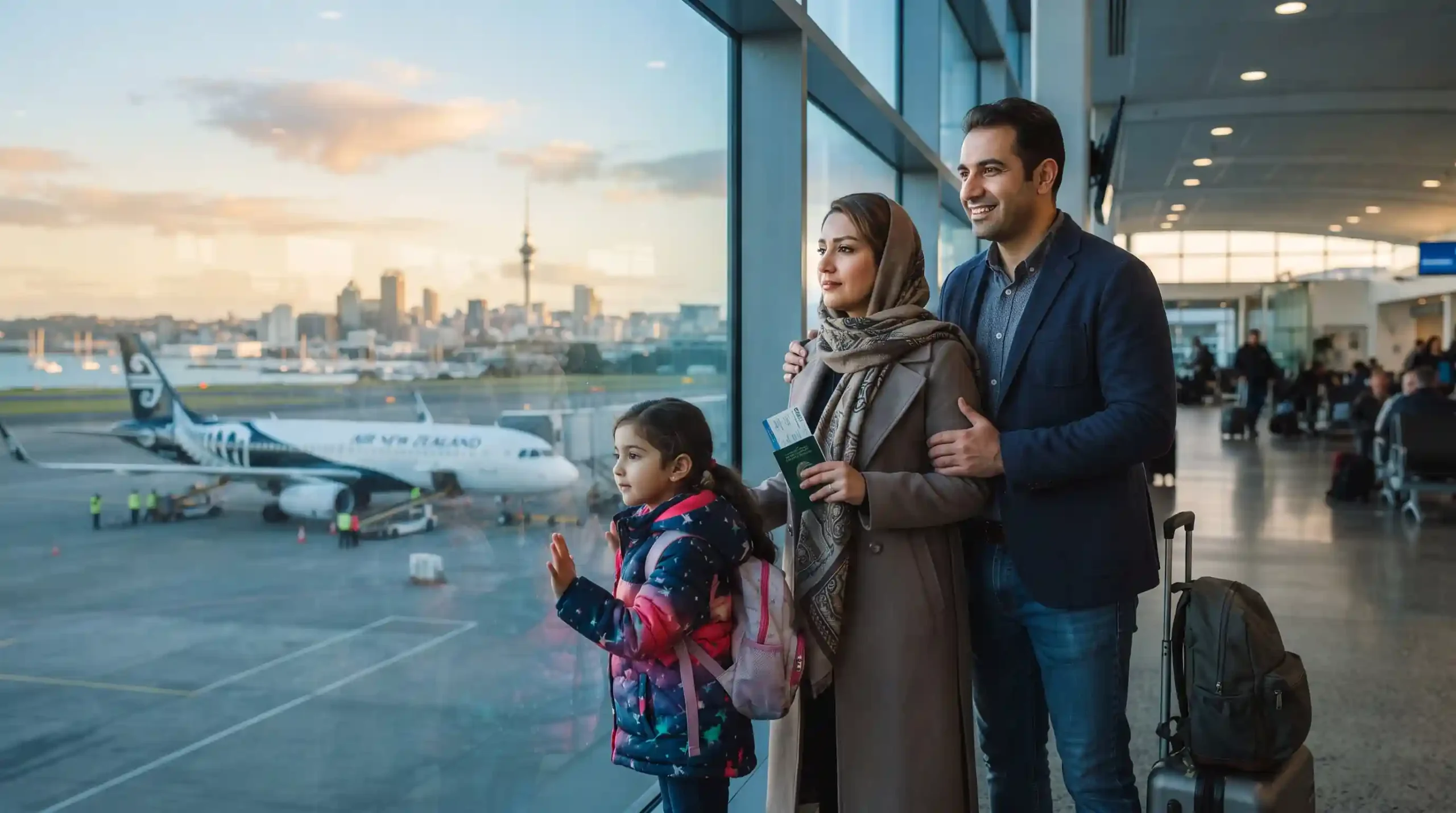 👨‍👩‍👧‍👦 همراهی همسر و فرزندان در مسیر مهاجرت تحصیلی به نیوزیلند