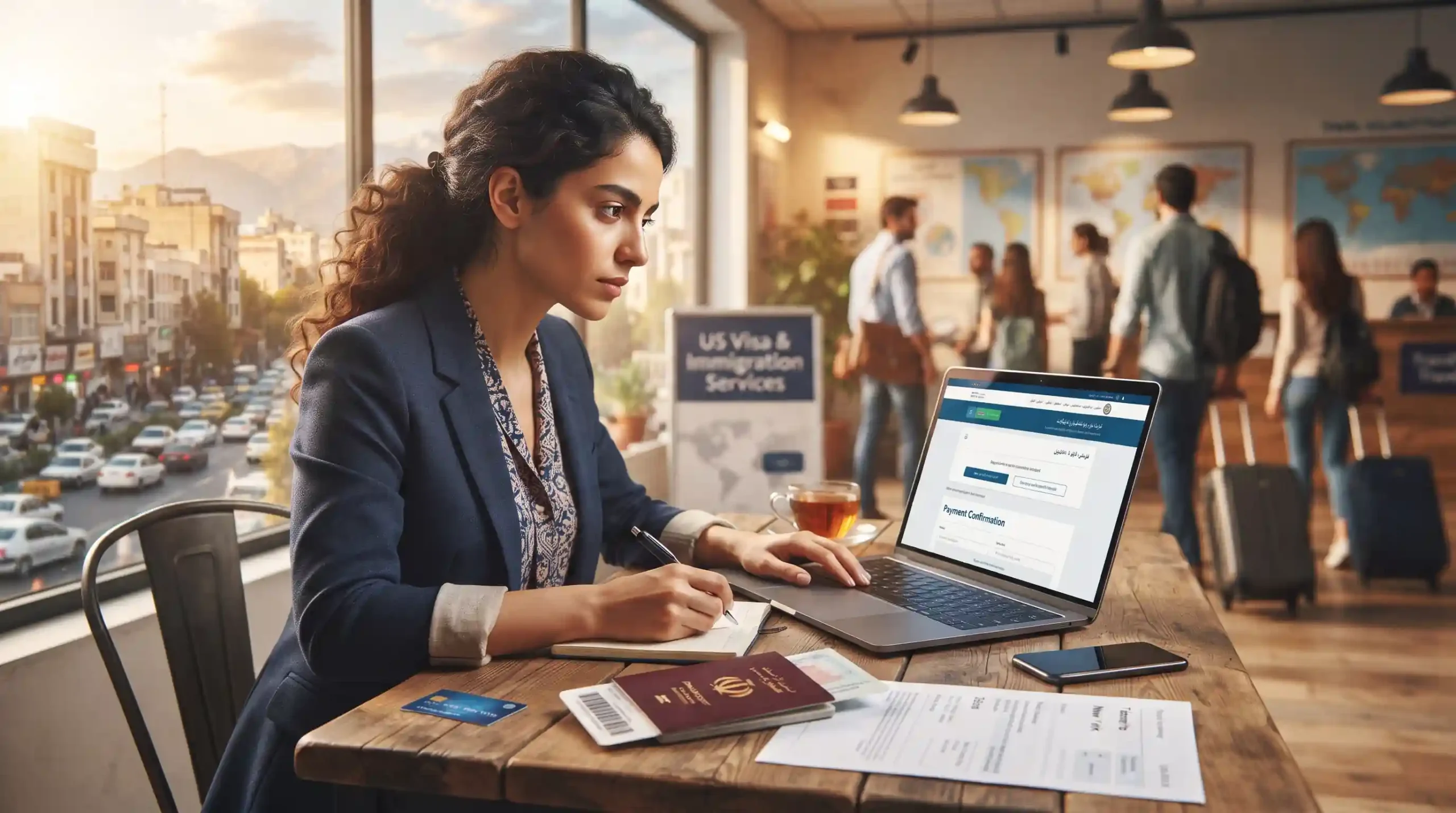 💳 پرداخت هزینه سفارت (MRV Fee) و ساخت اکانت کاربری