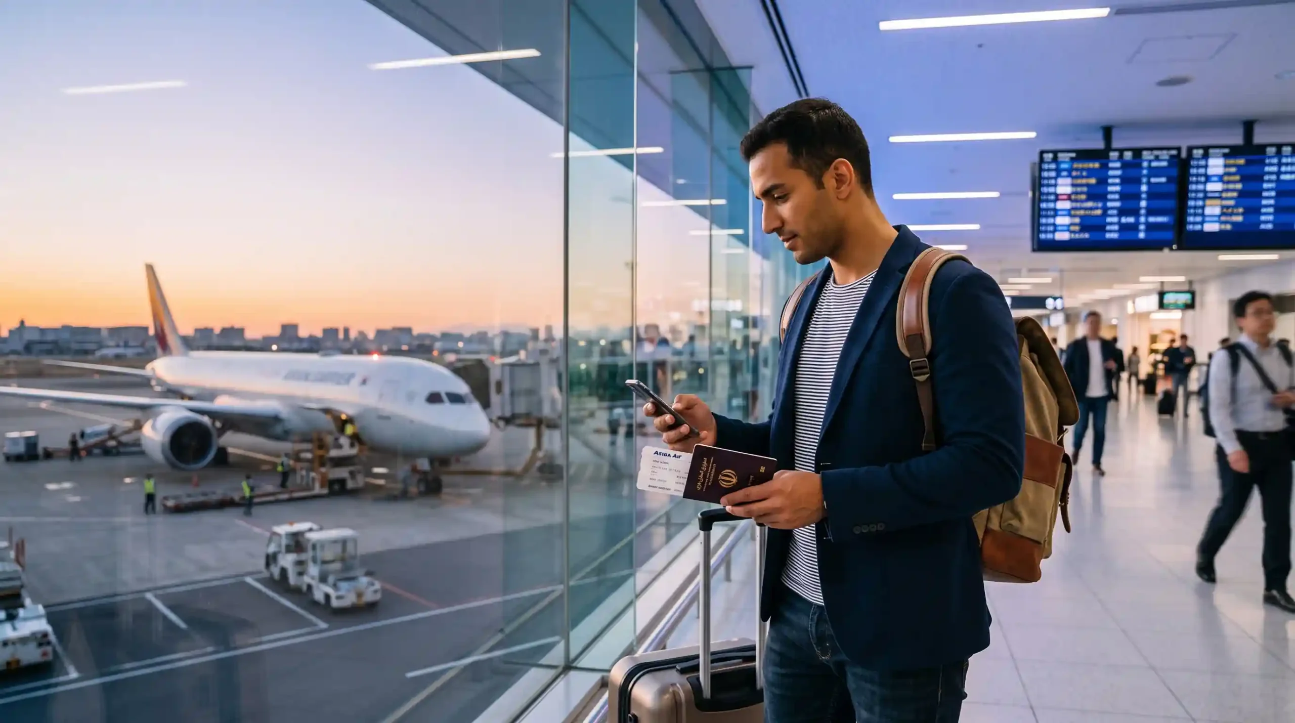 ✈️ انتخاب هوشمندانه ایرلاین و ساعت پروازی